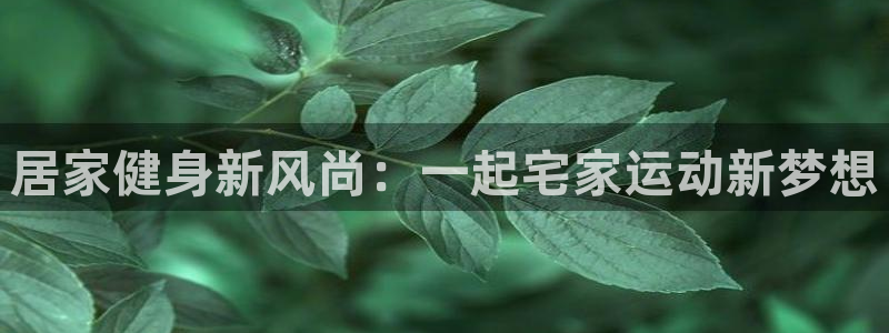 ug环球官网注册：居家健身新风尚：一起宅家运动新梦想