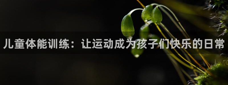 ug环球官网注册：儿童体能训练：让运动成为孩子们快乐的日常